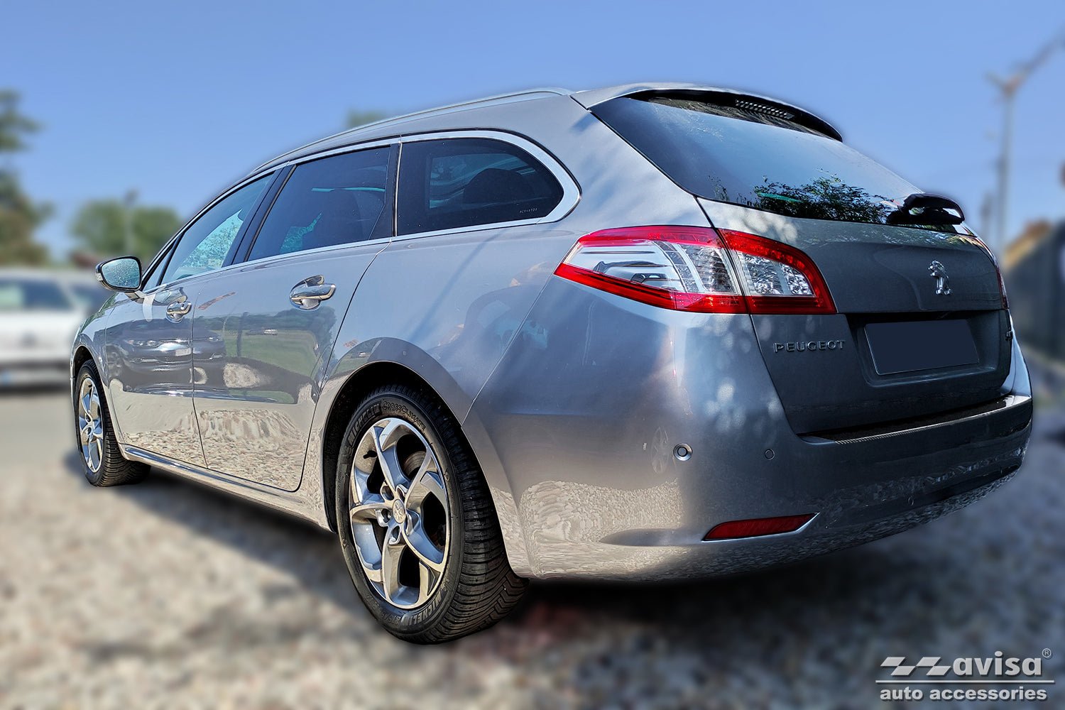 Lastskydd Peugeot 508 I SW 2011–2014, facelift 2014–2018/ Peugeot 508 I Rxh 2011–2014, facelift 2014–2018 – Svart (2/49280) | AVISA - Carlevel AB - Lastskydd