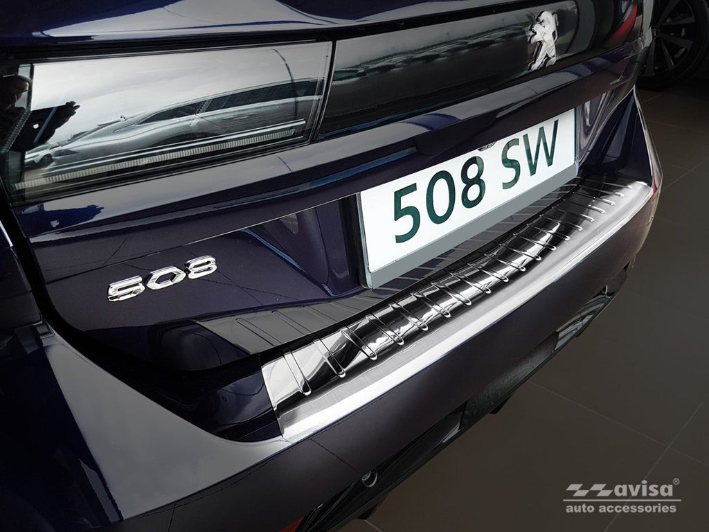 Lastskydd Peugeot 508 II SW 2018–2023 facelift 2023+ – Silver satin | AVISA - Carlevel AB - Lastskydd