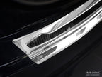 Lastskydd Porsche Cayenne III (P0536) 2017–2023 "Performance" – Spegelpolerat silver, Svart Kolfiber | AVISA - Carlevel AB - Lastskydd