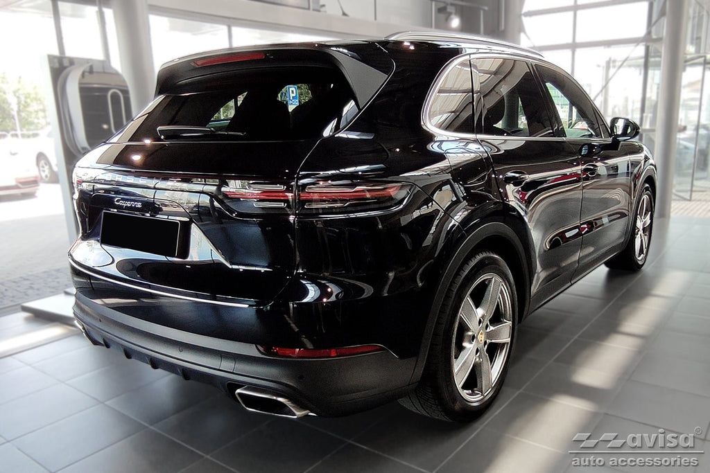 Lastskydd Porsche Cayenne III (P0536) 2017–2023 – Silver satin | AVISA - Carlevel AB - Lastskydd