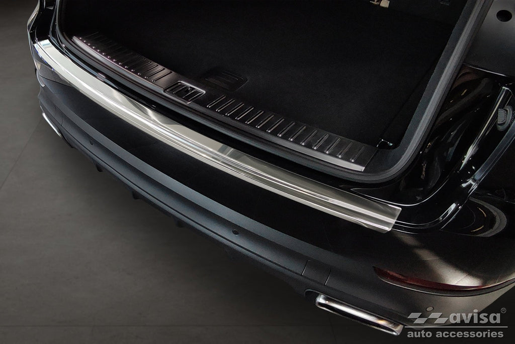 Lastskydd Porsche Cayenne III (P0536) 2017–2023 – Silver satin | AVISA - Carlevel AB - Lastskydd