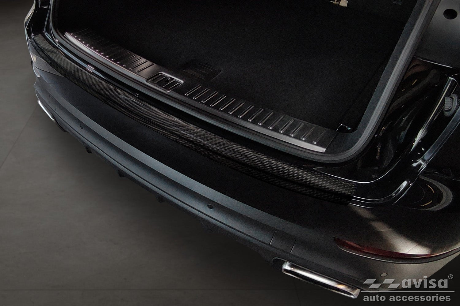 Lastskydd Porsche Cayenne III (P0536) 2017–2023 – Svart | AVISA - Carlevel AB - Lastskydd