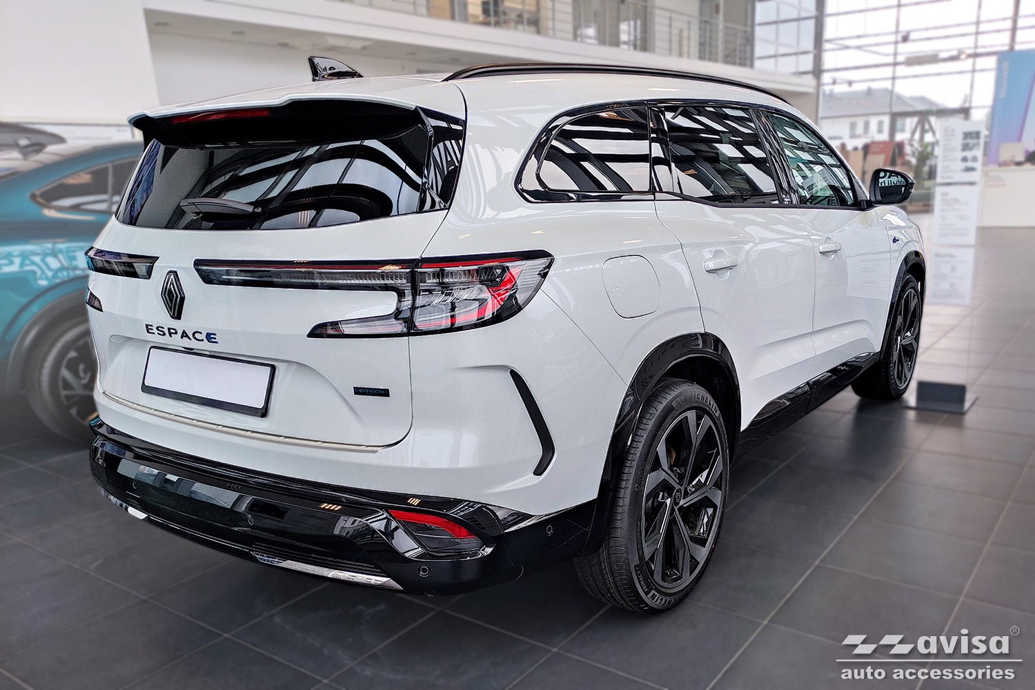 Lastskydd Renault Espace VI E-Tech Full Hybrid 2023+ – Silver satin | AVISA - Carlevel AB - Lastskydd