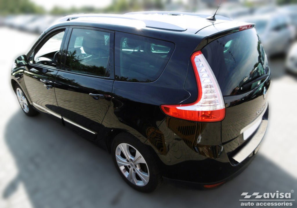 Lastskydd Renault Grand Scenic III minivan 2009–2013, facelift 2013–2016 – Silver satin | AVISA - Carlevel AB - Lastskydd
