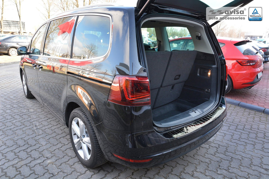 Lastskydd Seat Alhambra II 2010+ / Volkswagen Sharan II 2010+ – Spegelpolerat silver | AVISA - Carlevel AB - Lastskydd