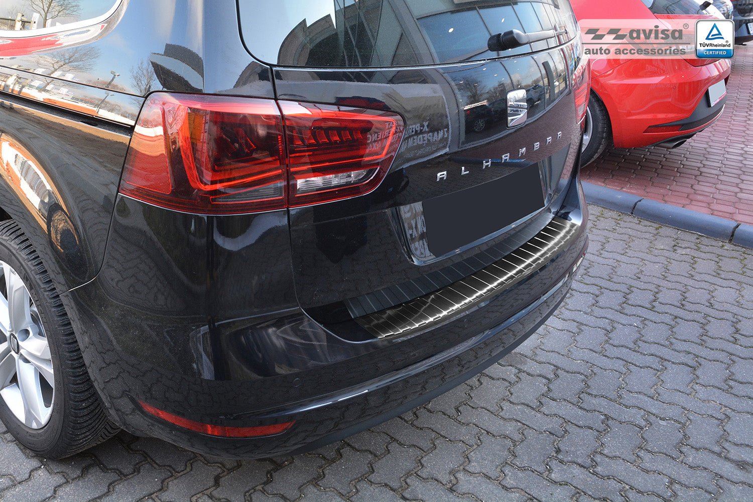 Lastskydd Seat Alhambra II 2010+ / Volkswagen Sharan II 2010+ – Svart | AVISA - Carlevel AB - Lastskydd