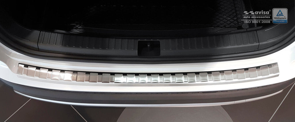 Lastskydd Seat Ateca 5-dörrars crossover 2016–2020, facelift 2020+ / Seat Cupra Ateca 2018+ – Silver satin | AVISA - Carlevel AB - Lastskydd