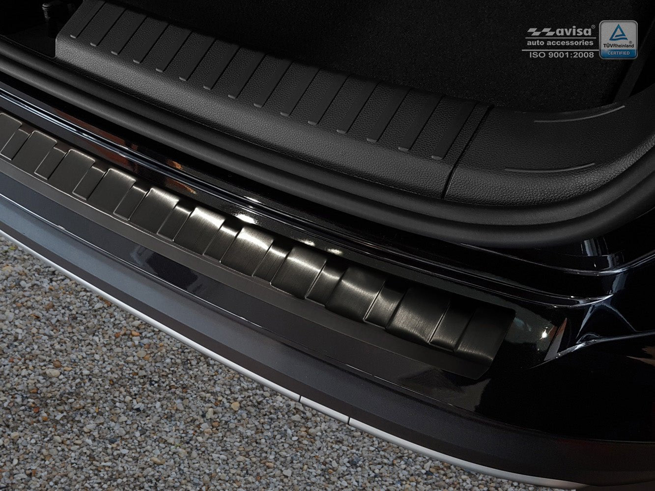 Lastskydd Seat Ateca 5-dörrars crossover 2016–2020, facelift 2020+ / Seat Cupra Ateca 2018+ – Svart | AVISA - Carlevel AB - Lastskydd