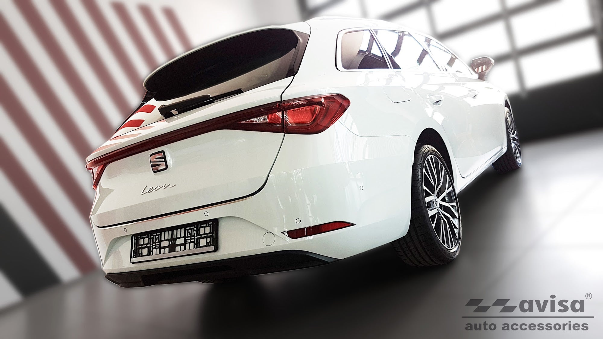 Lastskydd Seat Cupra Leon Sportstourer (KL) 2021– 2024 facelift 2024+ m.fl. – Silver satin | AVISA - Carlevel AB - Lastskydd