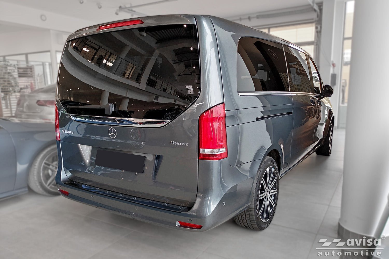 Lastskydd Shadow Premium Mercedes V Class W447/ Vito III/ Marco Polo 2014–2019, facelift 2019–2024, facelift… – Svart / Spegelblank svart | AVISA - Carlevel AB - Lastskydd