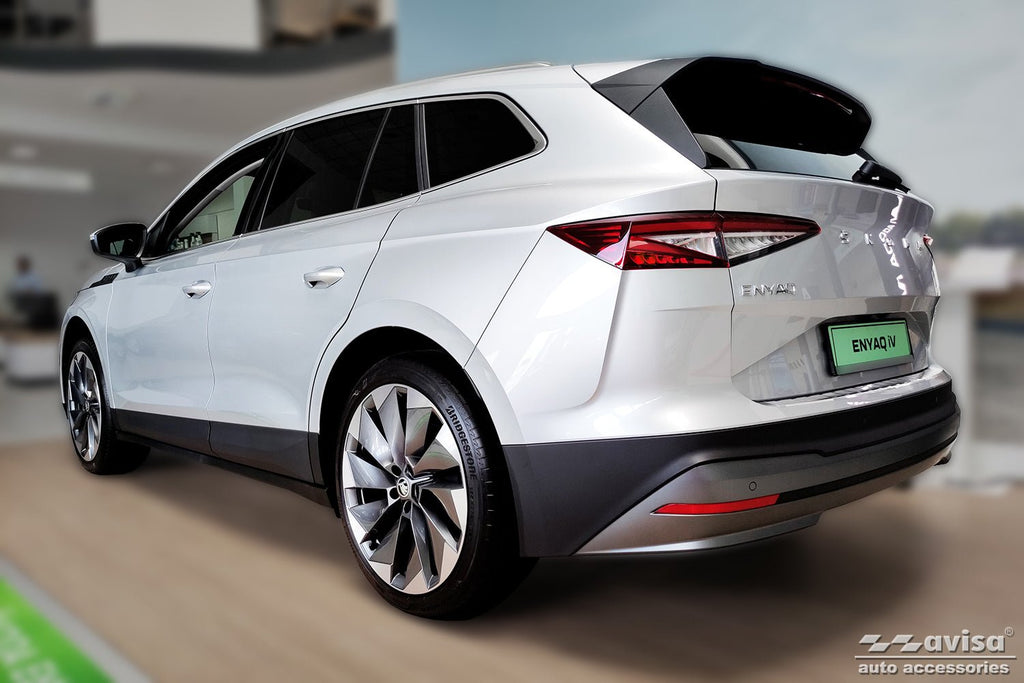 Lastskydd Skoda Enyaq IV 2020+ – Silver satin | AVISA - Carlevel AB - Lastskydd