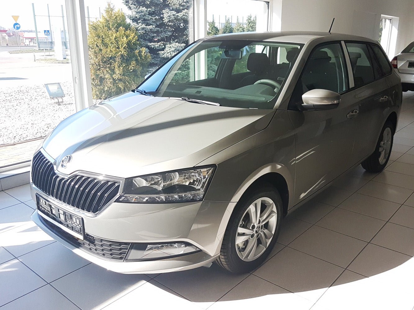 Lastskydd Skoda Fabia III Kombi facelift 2018+ – Silver satin | AVISA - Carlevel AB - Lastskydd