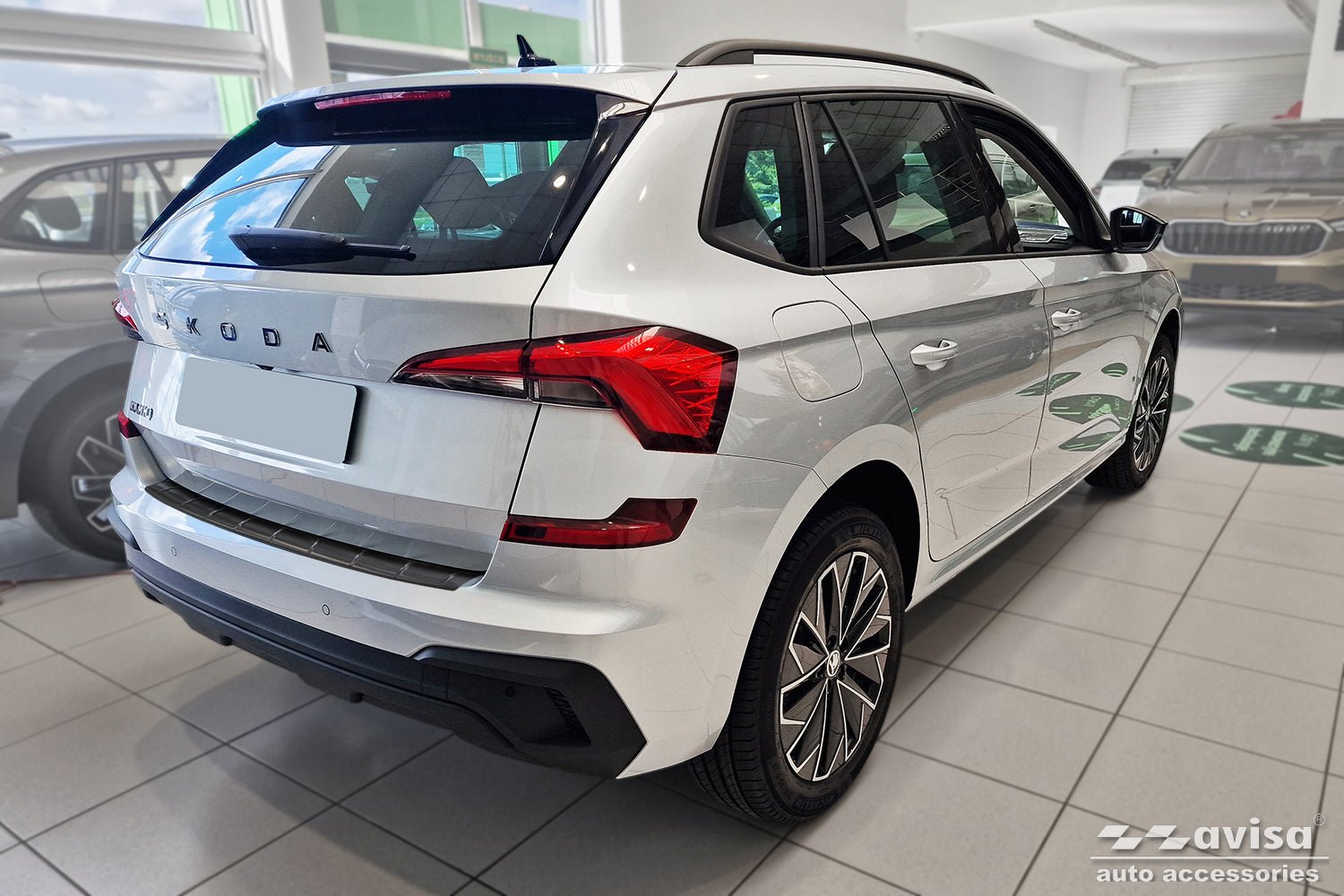 Lastskydd Skoda Kamiq crossover facelift 2024+ – Svart | AVISA - Carlevel AB - Lastskydd