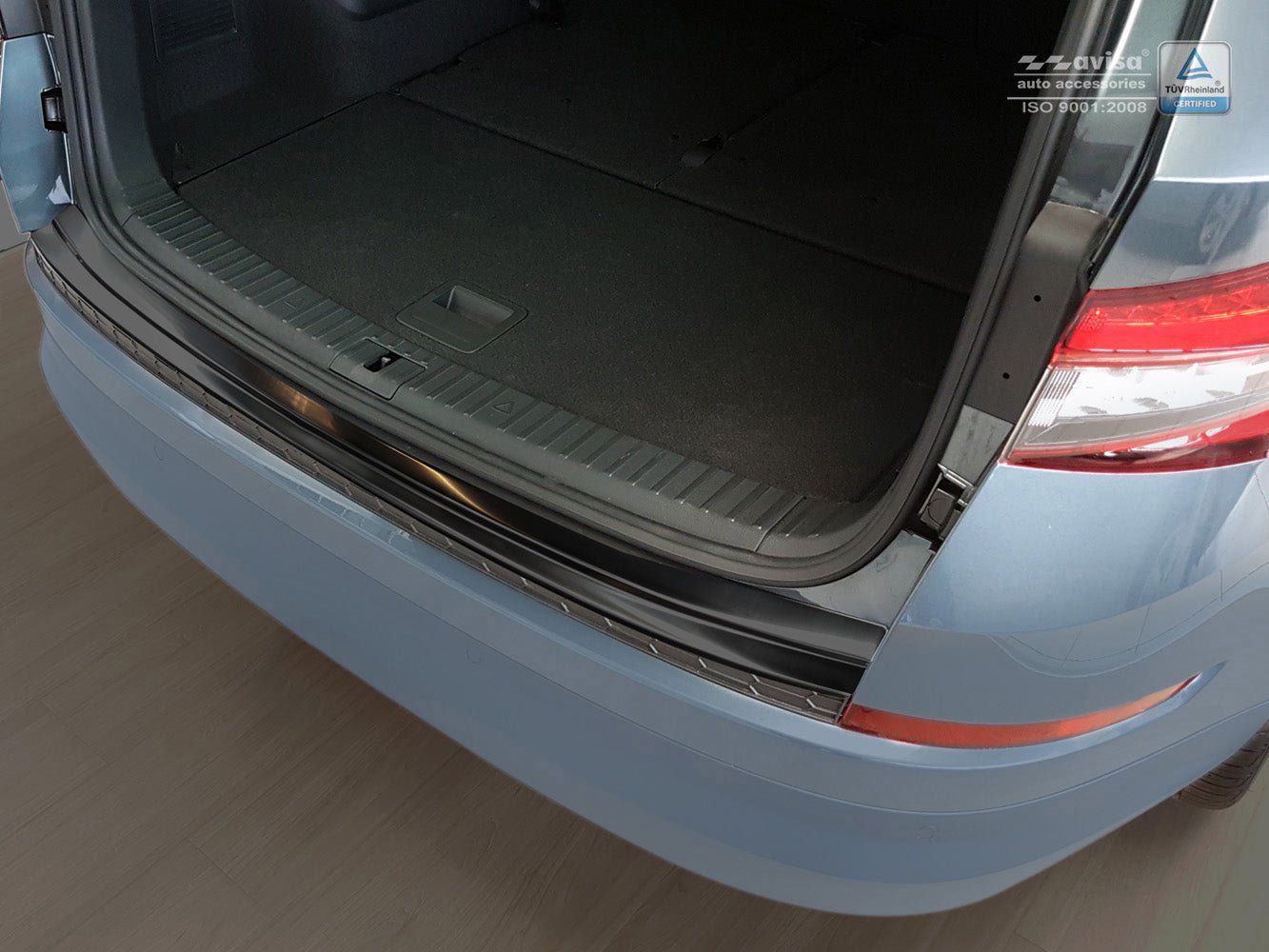 Lastskydd Skoda Kodiaq crossover 2016–2021, facelift 2021–2024 m.fl. – Svart | AVISA - Carlevel AB - Lastskydd
