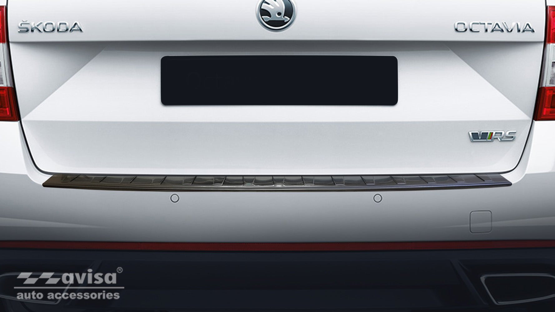 Lastskydd Skoda Octavia III Kombi RS version 2013–2016, facelift 2016–2019 – Svart | AVISA - Carlevel AB - Lastskydd