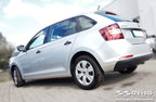 Lastskydd Skoda Rapid 2012–2017, facelift 2017+ – Silver satin | AVISA - Carlevel AB - Lastskydd