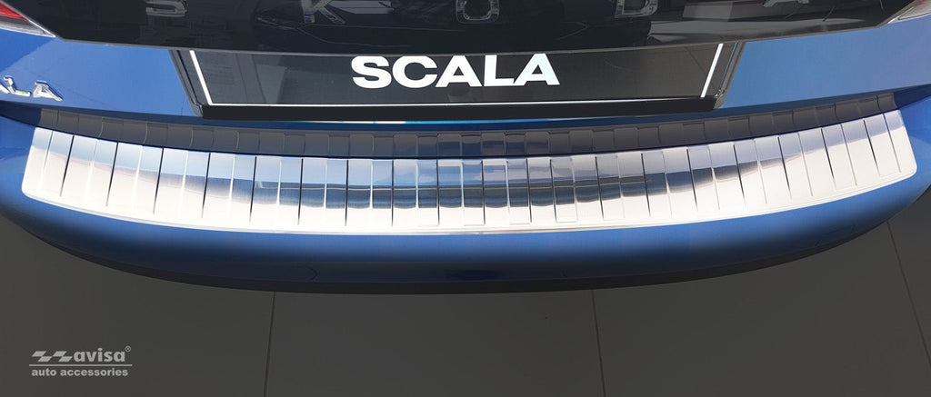 Lastskydd Skoda Scala 2019–2024 facelift 2024+ – Silver satin | AVISA - Carlevel AB - Lastskydd