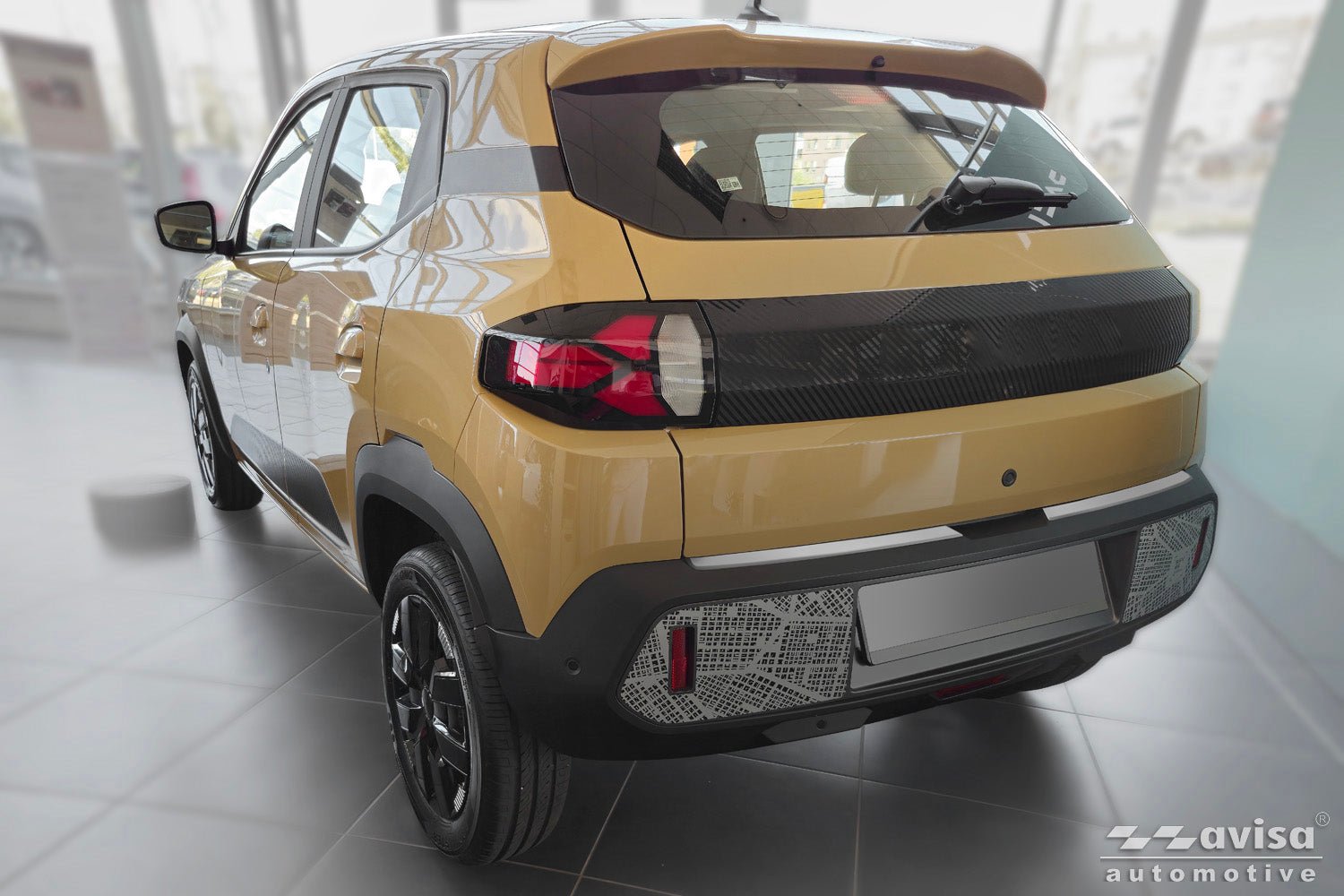 Lastskydd Soft Silver Dacia Spring facelift 2024+ – Soft Silver | AVISA - Carlevel AB - Lastskydd