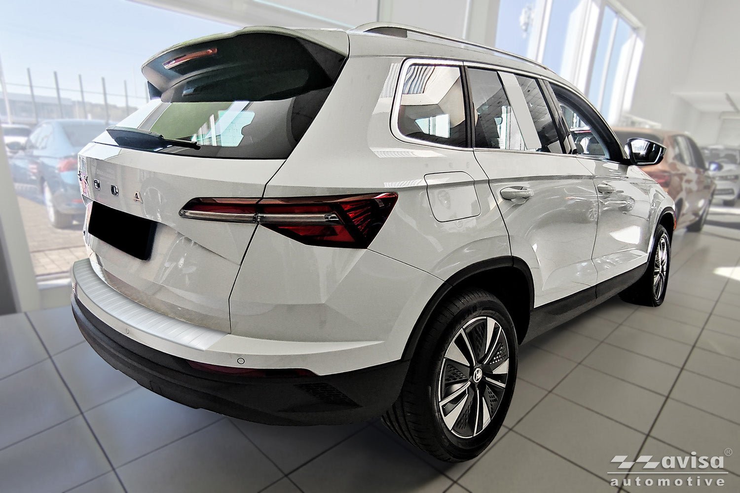 Lastskydd Soft Silver Skoda Karoq facelift 2022+/ Sportline facelift 2022+ – Soft Silver | AVISA - Carlevel AB - Lastskydd