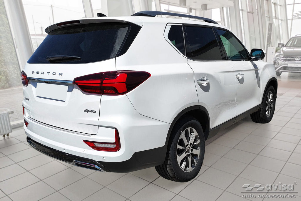 Lastskydd Ssangyong Rexton facelift 2021+ – Silver satin | AVISA - Carlevel AB - Lastskydd
