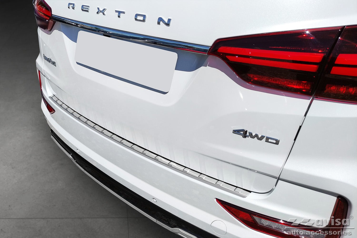 Lastskydd Ssangyong Rexton facelift 2021+ – Silver satin | AVISA - Carlevel AB - Lastskydd