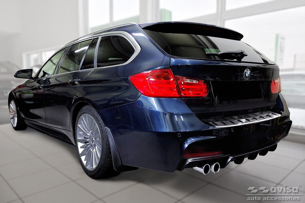 Lastskydd Strong Edition BMW 3 F31 Touring/ M-paket 2012–2015, facelift 2015–2018 – Silver | AVISA - Carlevel AB - Lastskydd