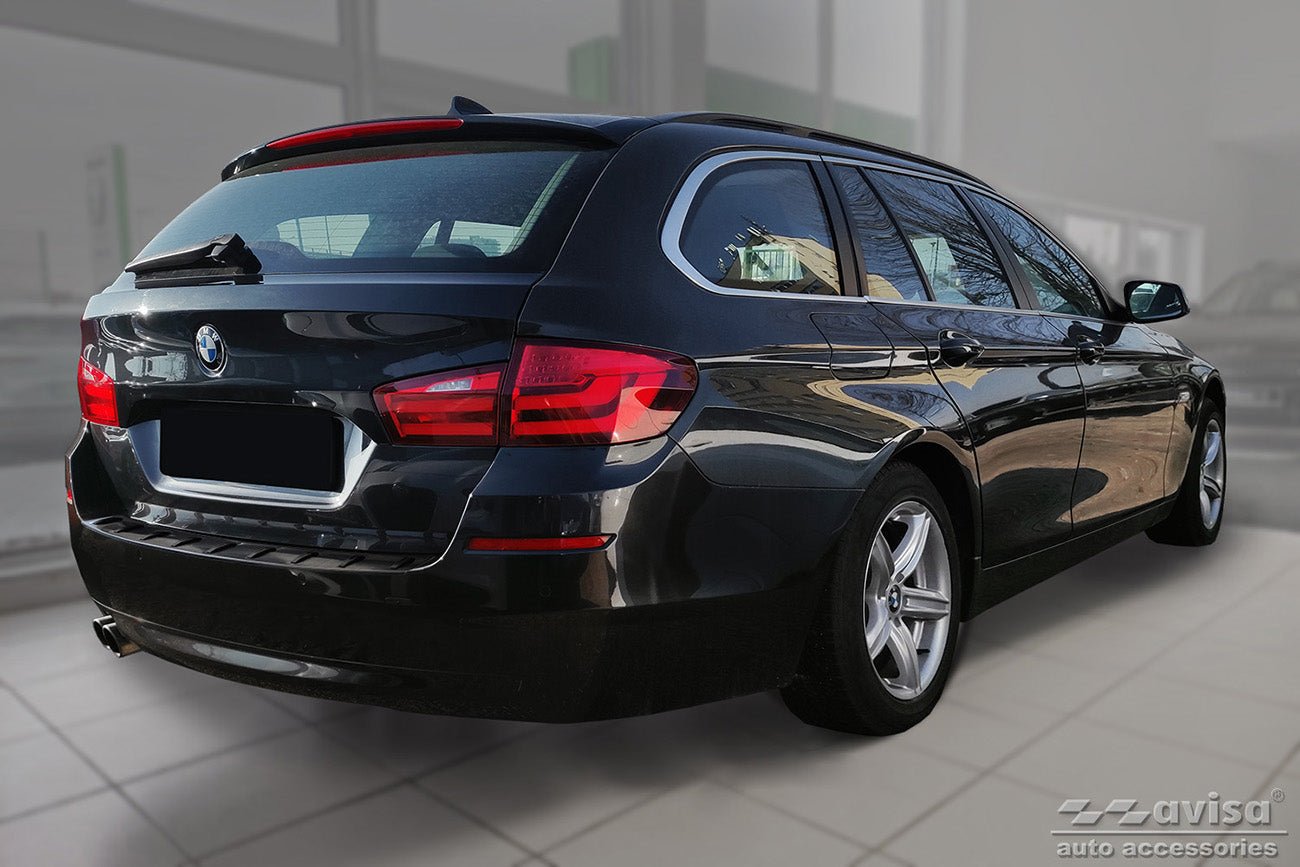 Lastskydd Strong Edition BMW 5 F11 Touring 2010–2013, facelift 2013–2017 – Svart | AVISA - Carlevel AB - Lastskydd