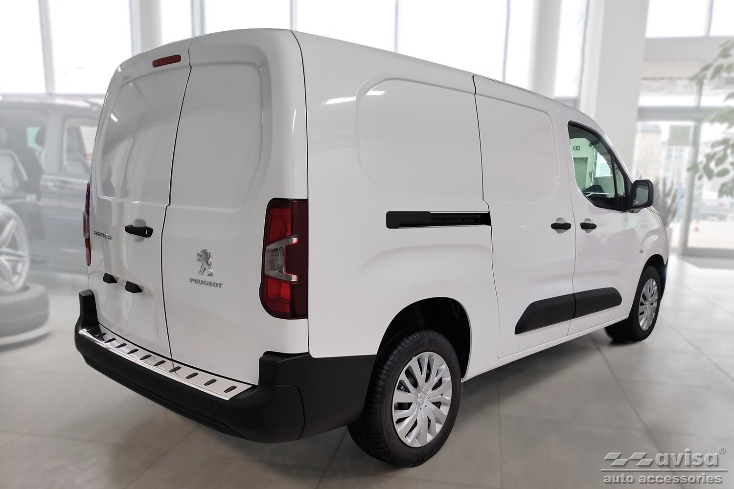 Lastskydd Strong Edition Citroen Berlingo II 2008–2015, facelift 2015–2018 m.fl. – Silver satin | AVISA - Carlevel AB - Lastskydd