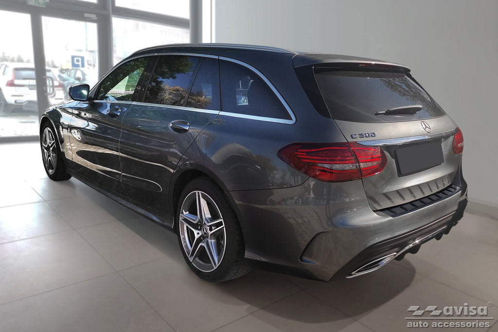 Lastskydd Strong Edition Mercedes C Class W205 Kombi 2014–2018, facelift 2018+ – Svart | AVISA - Carlevel AB - Lastskydd