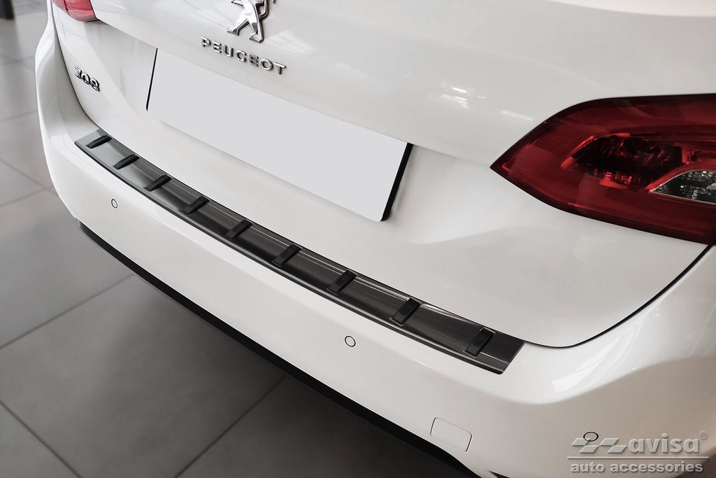Lastskydd Strong Edition Peugeot 308 II SW Kombi 2013–2017, facelift 2017+ – Svart | AVISA - Carlevel AB - Lastskydd