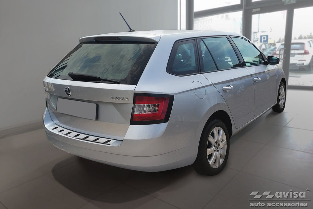 Lastskydd Strong Edition Skoda Fabia III Kombi 2014–2018 – Silver satin | AVISA - Carlevel AB - Lastskydd