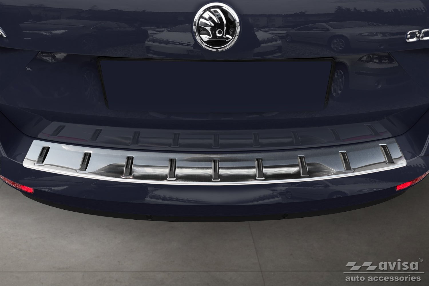 Lastskydd Strong Edition Skoda Octavia III Kombi facelift 2016–2019 – Silver | AVISA - Carlevel AB - Lastskydd