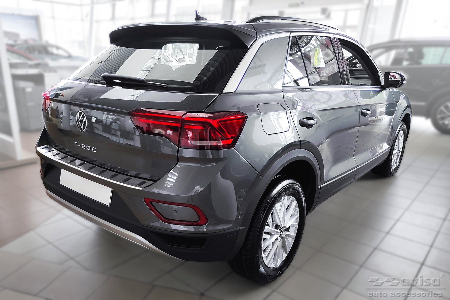 Lastskydd Strong Edition Volkswagen T-Roc/ cabrio 2017–2022, facelift 2022+ – Silver | AVISA - Carlevel AB - Lastskydd
