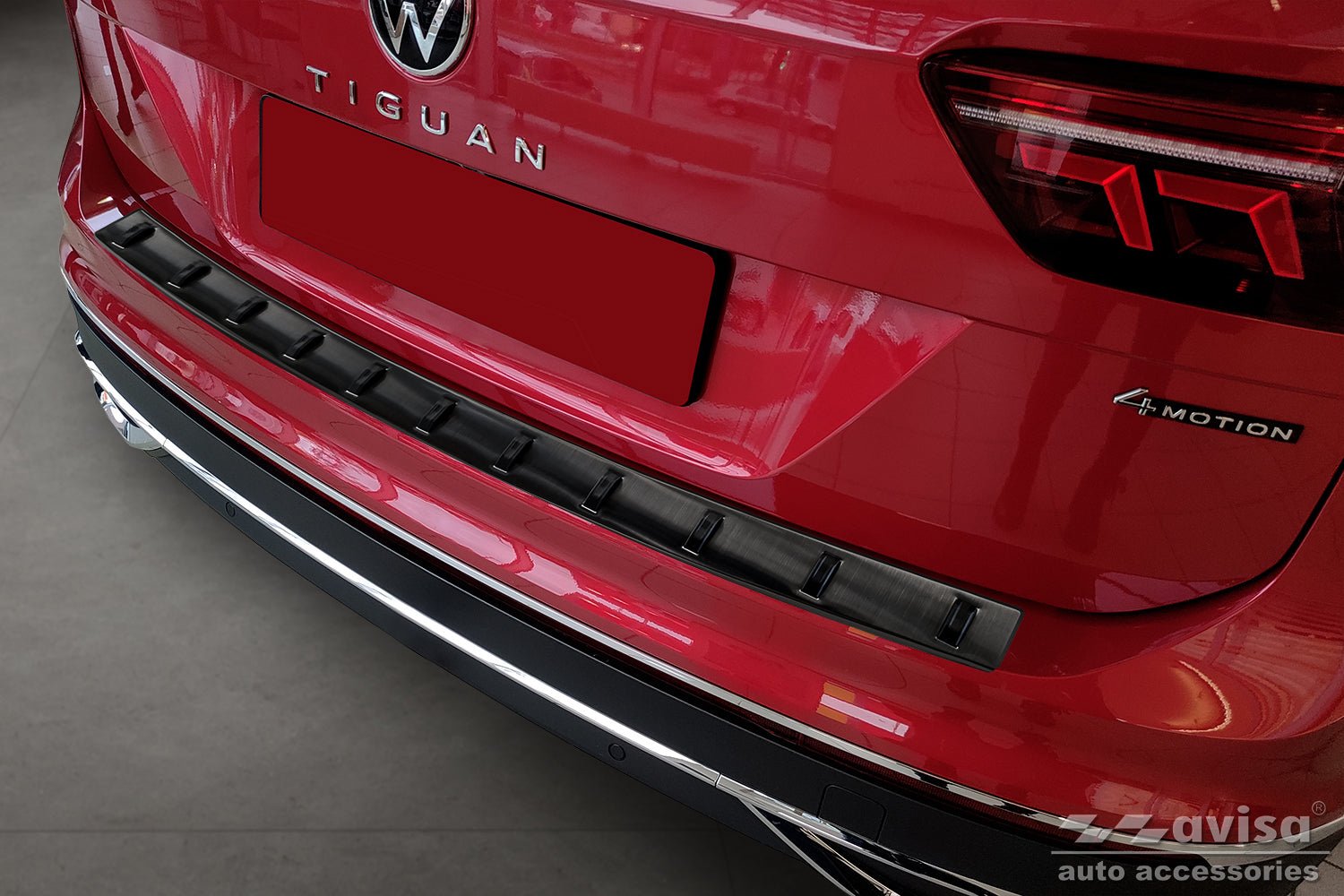 Lastskydd Strong Edition Volkswagen Tiguan II 2015–2020, facelift 2020+/ eHybrid 2020–2024 m.fl. – Svart | AVISA - Carlevel AB - Lastskydd