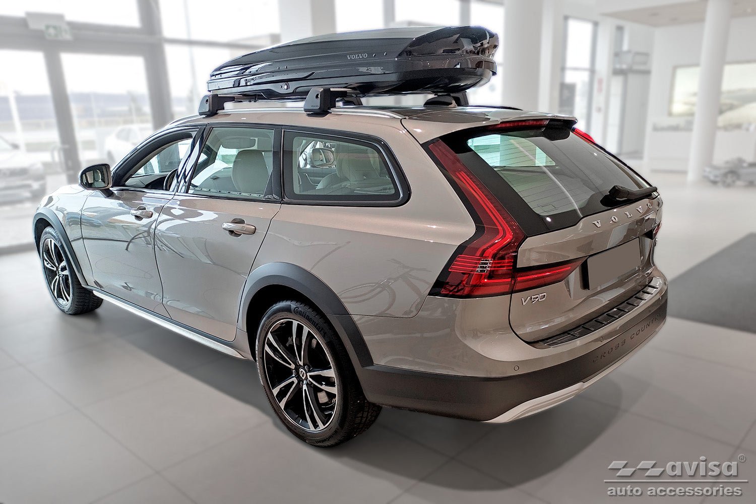 Lastskydd Strong Edition Volvo V90 Kombi 2016+ / Volvo V90 Cross Country 2016+ – Svart | AVISA - Carlevel AB - Lastskydd