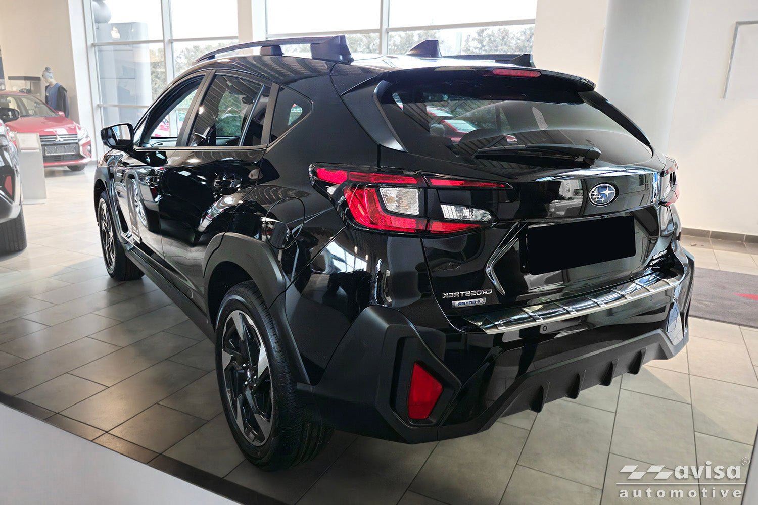 Lastskydd Subaru Crosstrek III 2023+ – Silver satin | AVISA - Carlevel AB - Lastskydd