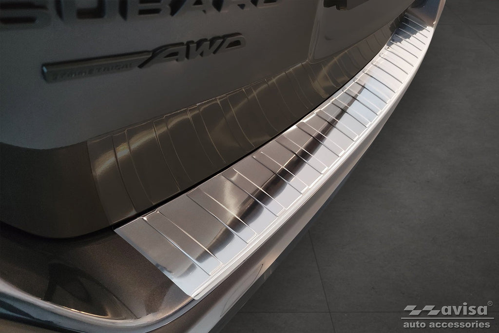 Lastskydd Subaru Outback VI (BT) 2021+ – Silver satin | AVISA - Carlevel AB - Lastskydd