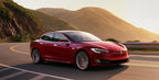Lastskydd Tesla modell S liftback 2012–2016, facelift 2016+ – Spegelblank steel,Svart Kolfiber | AVISA - Carlevel AB - Lastskydd