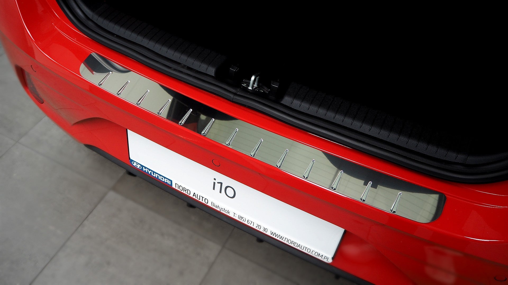 Lastskydd till Hyundai i10 III 2020+ – Rostfritt stål - Carlevel AB - Fordon och delar > Fordonsdelar > Karossdelar > Stötfångare