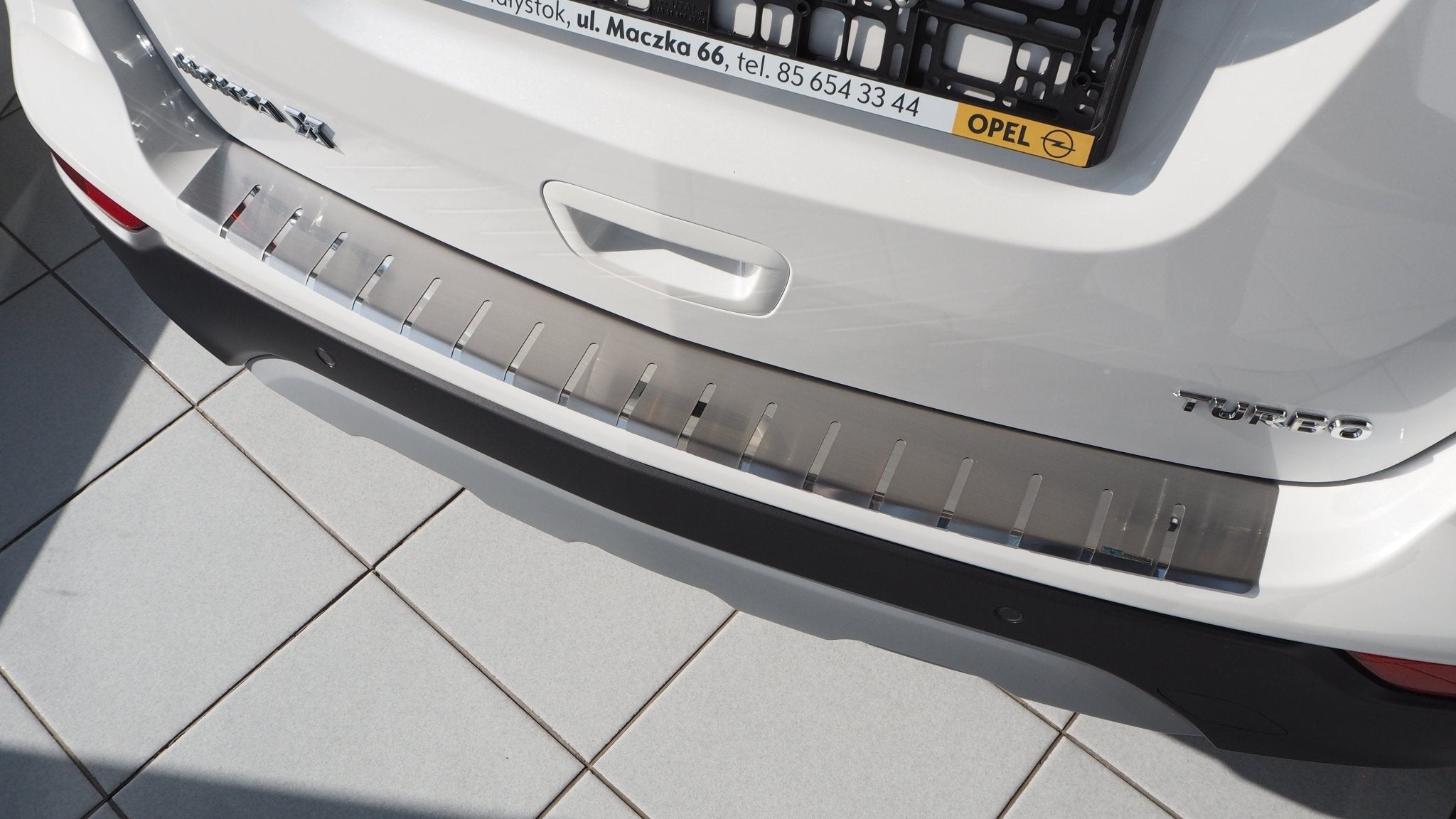 Lastskydd till Opel Mokka X 2016–2019 – Rostfritt stål - Carlevel AB - Fordon och delar > Fordonsdelar > Karossdelar > Stötfångare