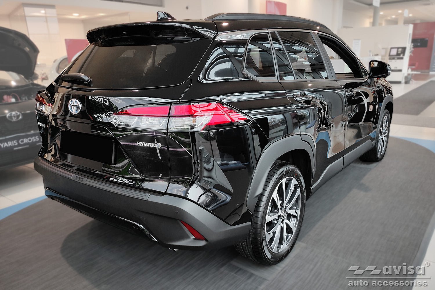 Lastskydd Toyota Corolla Cross (XG1TJ) 2022–2025, facelift 2025+ Svart (2/45284) | AVISA - Carlevel AB - Lastskydd