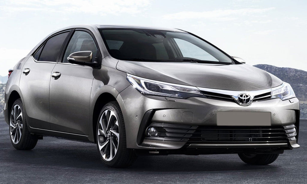 Lastskydd Toyota Corolla XI 2014+ (American version) – Silver satin | AVISA - Carlevel AB - Lastskydd