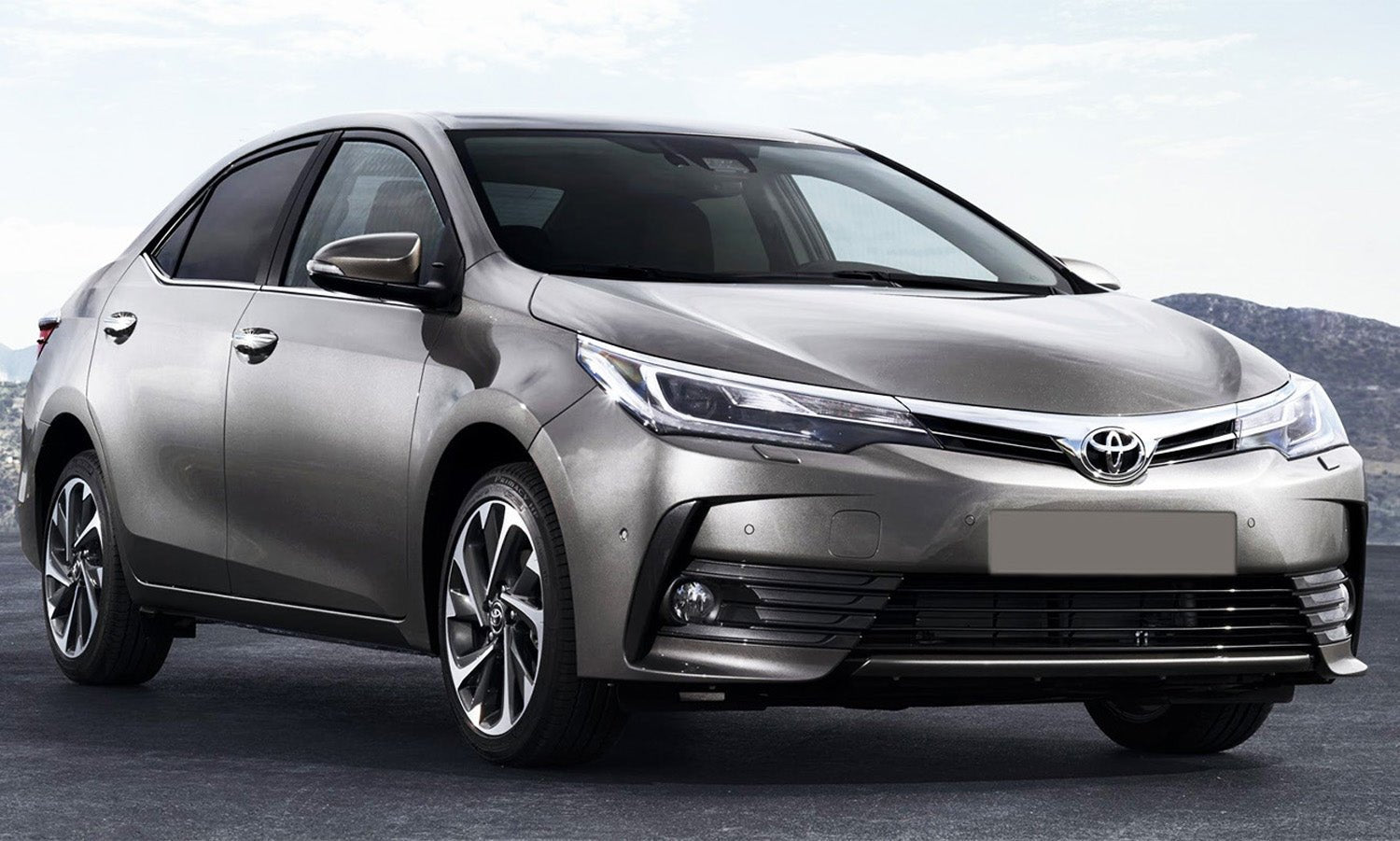 Lastskydd Toyota Corolla XI 2014+ (American version) – Silver satin | AVISA - Carlevel AB - Lastskydd