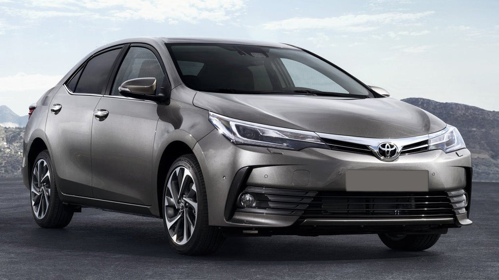 Lastskydd Toyota Corolla XI E160 2013–2016, facelift 2016–2019 – Silver satin | AVISA - Carlevel AB - Lastskydd