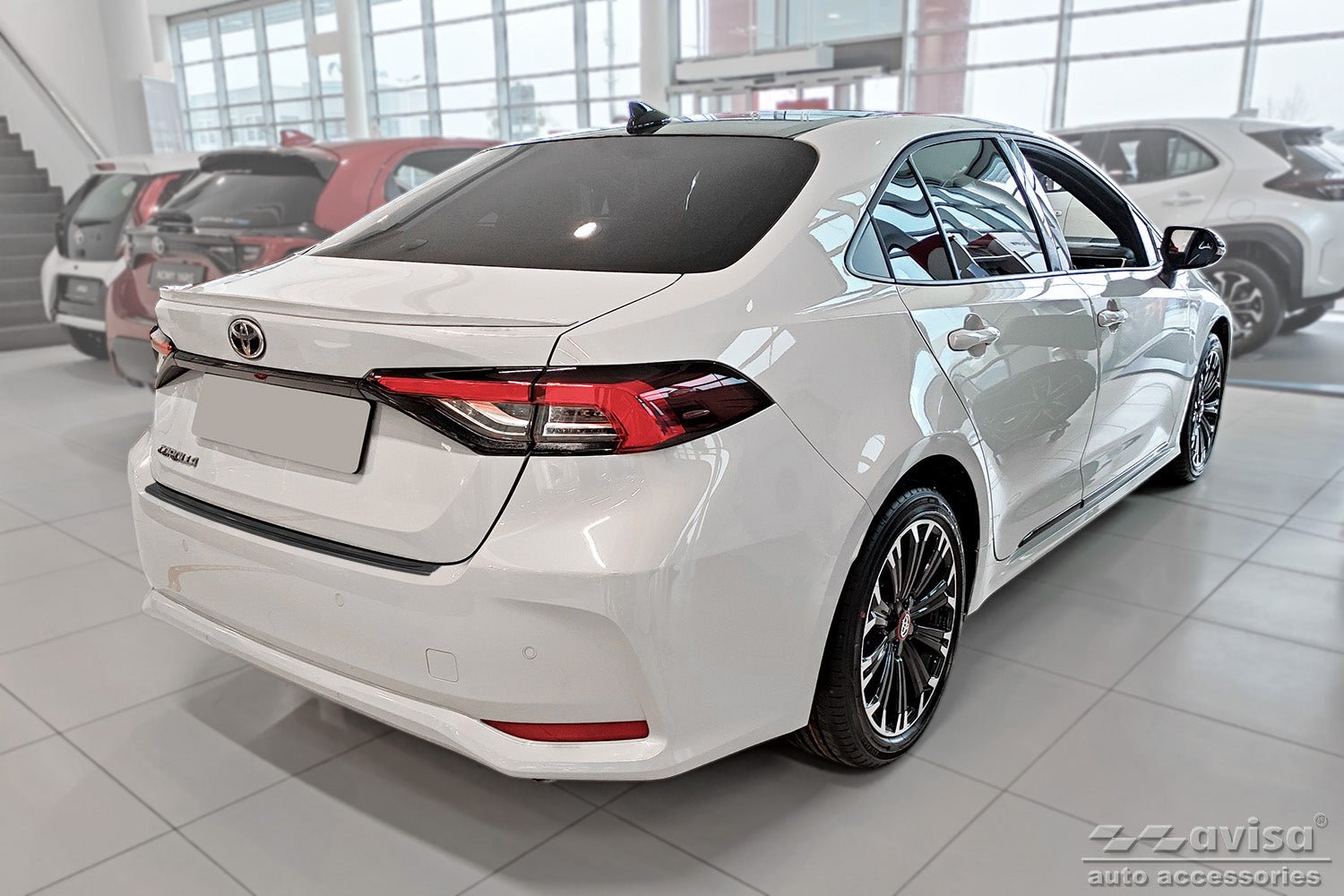 Lastskydd Toyota Corolla XII Sedan 2018+ / Toyota Corolla XII GR Sport sedan 2019+ – Svart | AVISA - Carlevel AB - Lastskydd