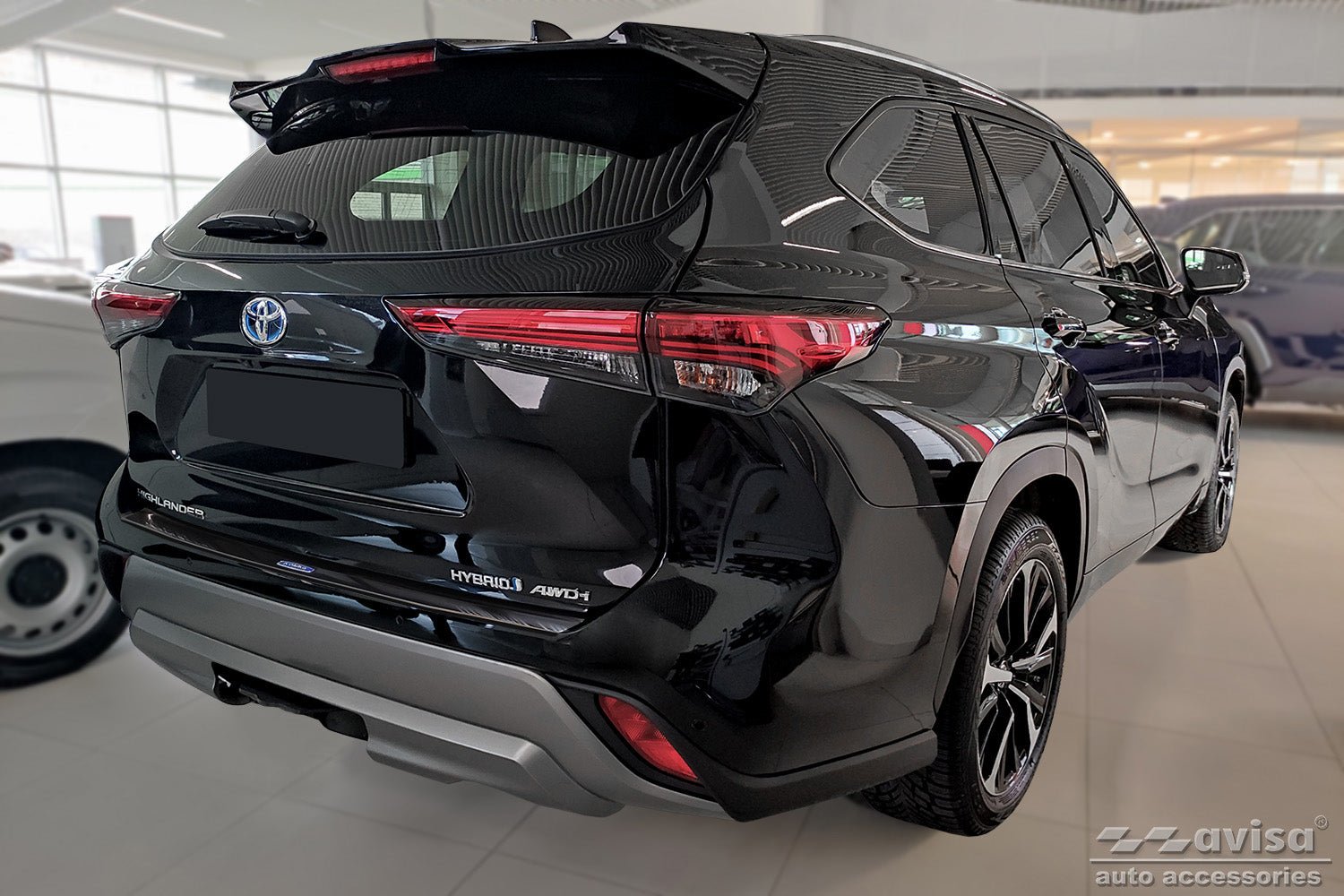 Lastskydd Toyota Highlander IV( XU70) 2019+ – Svart | AVISA - Carlevel AB - Lastskydd