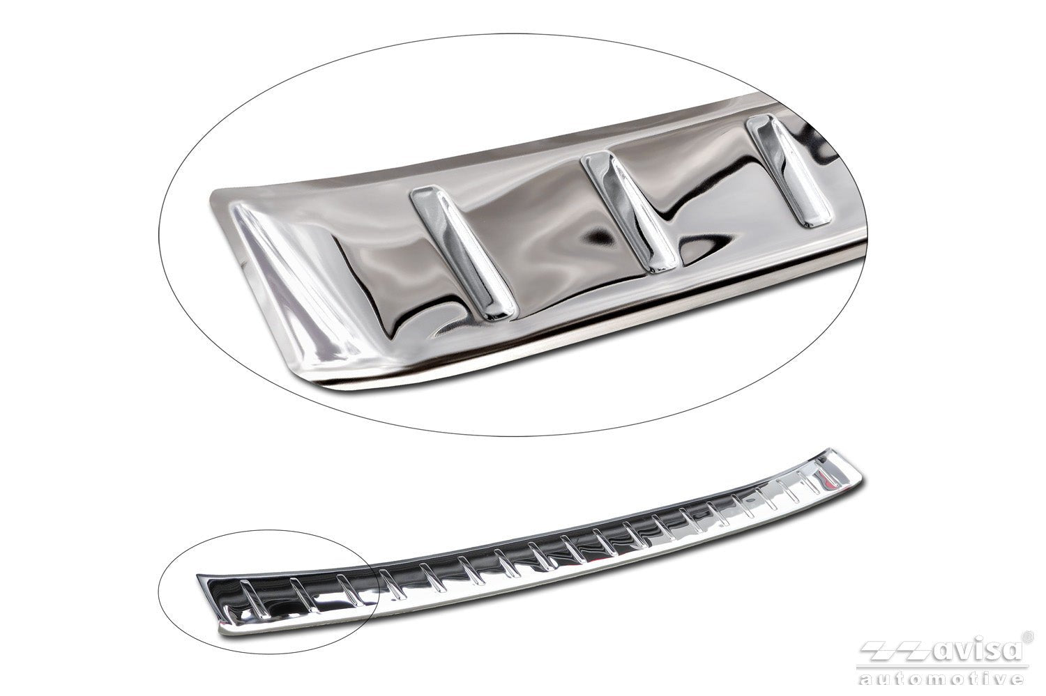 Lastskydd Toyota Rav 4 VI (XA6) 2026+ – Spegelpolerat silver | AVISA - Carlevel AB - Lastskydd