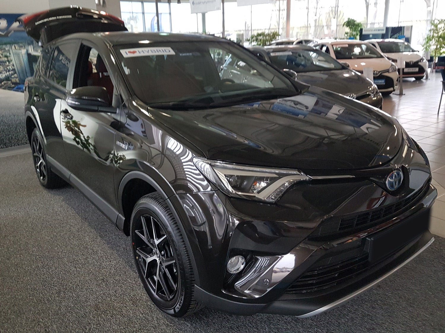 Lastskydd Toyota RAV4 IV facelift 02.2016–2018 – Silver satin | AVISA - Carlevel AB - Lastskydd
