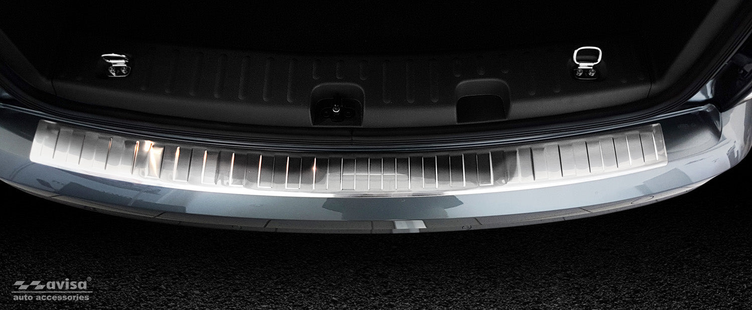 Lastskydd Volkswagen Caddy 2003–2015, facelift 2015–2020 / Volkswagen Caddy Maxi 2003–2015, facelift 02.2015– 2020 – Silver satin | AVISA - Carlevel AB - Lastskydd