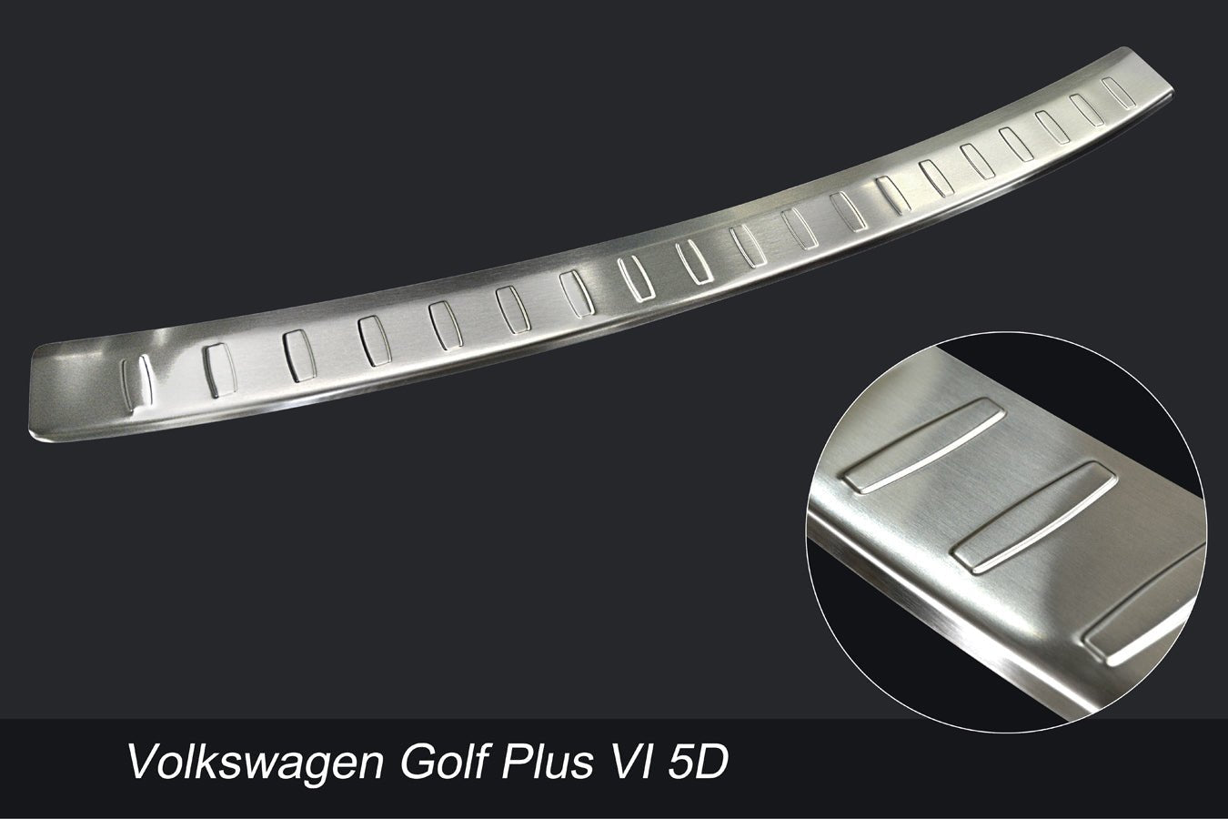 Lastskydd Volkswagen Golf Plus VI 5-dörrars 2009+ 11.2012+ Silver satin | AVISA - Carlevel AB - Lastskydd